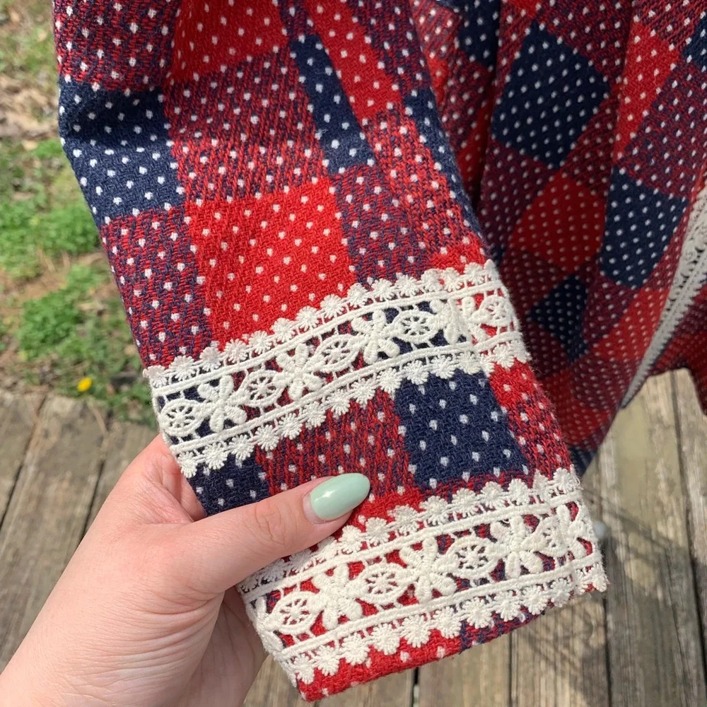 Ryu Cottage-Core Little Red Riding Hood Coat - Picture 5 of 16